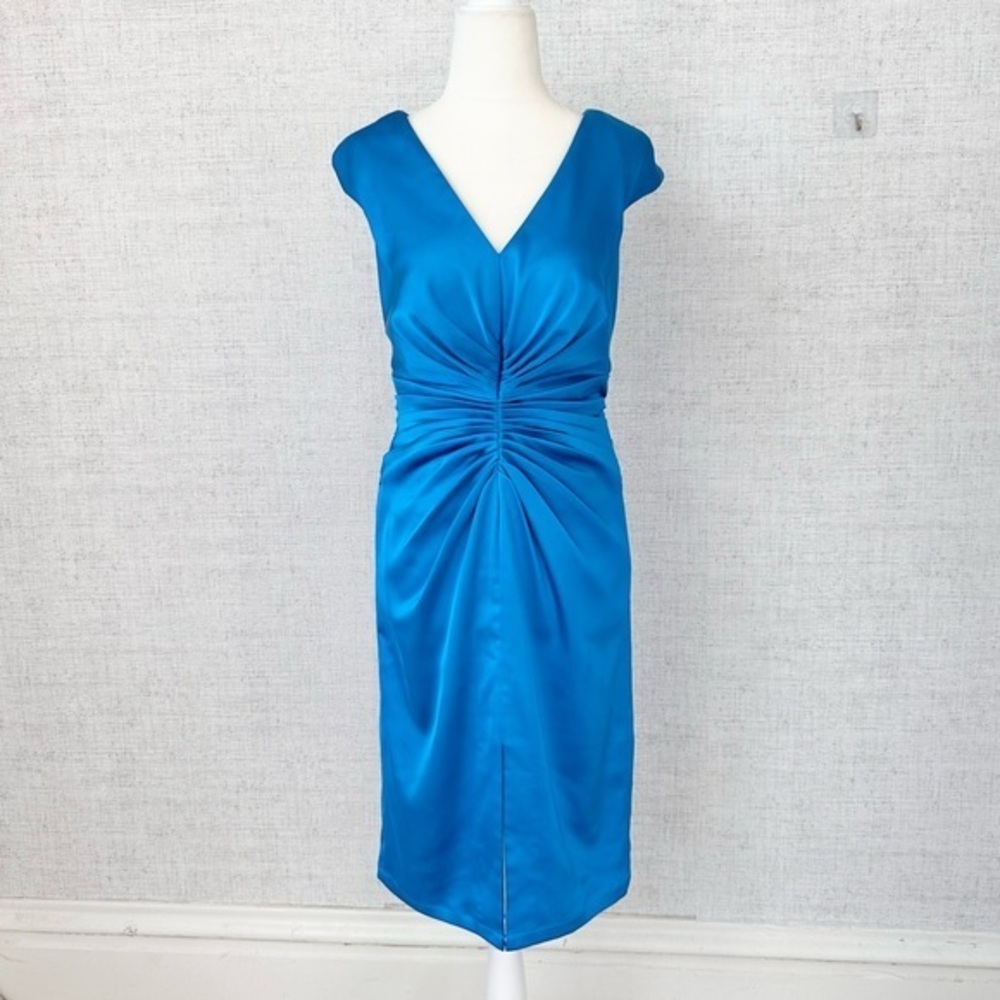 Tadashi Shoji Satin Midi Dress